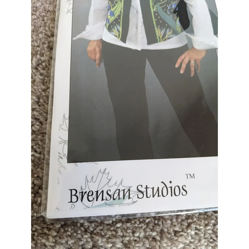 Brensan Studios Venetian Vest Sewing Pattern Beginner Friendly Curved Neckline S